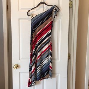 BCBG Women’s One Shoulder dress